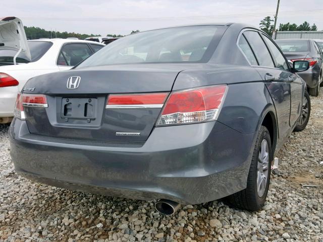 1HGCP2F69CA119780 - 2012 HONDA ACCORD SE GRAY photo 4