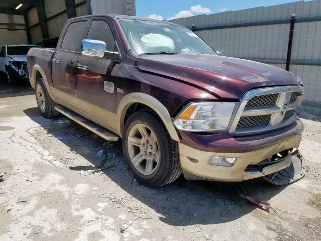 1C6RD6PT6CS147048 - 2012 DODGE RAM 1500 L MAROON photo 1