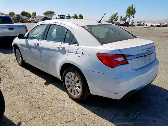 1C3CCBAB4EN170408 - 2014 CHRYSLER 200 LX WHITE photo 3