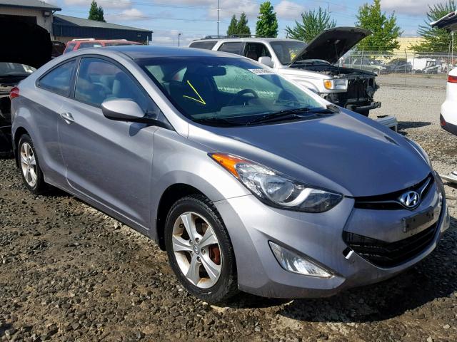 KMHDH6AE4DU018423 - 2013 HYUNDAI ELANTRA CO SILVER photo 1