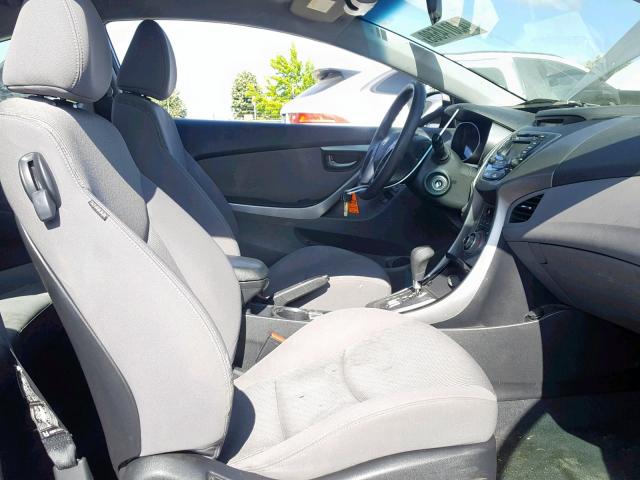 KMHDH6AE4DU018423 - 2013 HYUNDAI ELANTRA CO SILVER photo 5