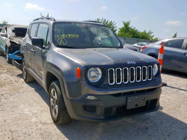 ZACCJBAB8HPG13558 - 2017 JEEP RENEGADE S შავი ფოტო 1