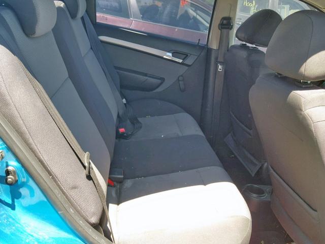 KL1TD56628B212237 - 2008 CHEVROLET AVEO BASE Көк фото 6
