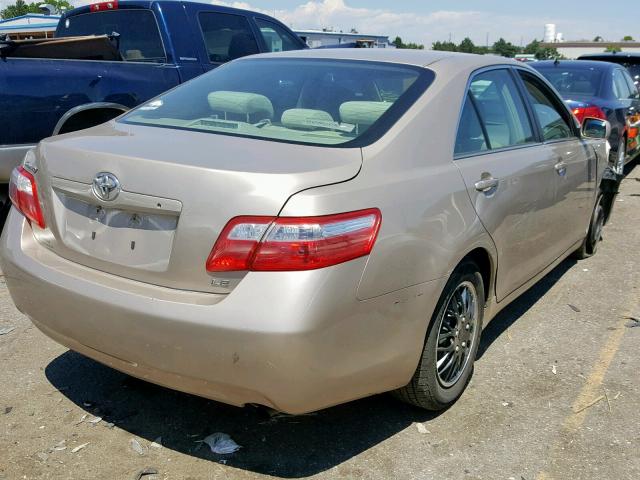 4T4BE46K49R095289 - 2009 TOYOTA CAMRY BASE GOLD photo 4