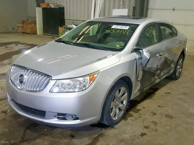 1G4GD5GG9AF182777 - 2010 BUICK LACROSSE C SILVER photo 2