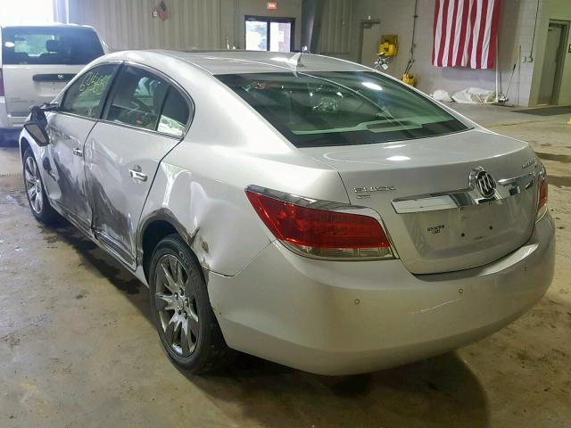 1G4GD5GG9AF182777 - 2010 BUICK LACROSSE C SILVER photo 3