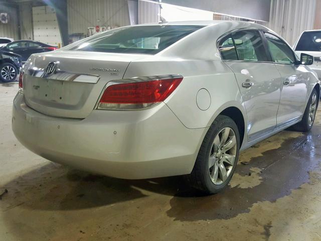 1G4GD5GG9AF182777 - 2010 BUICK LACROSSE C SILVER photo 4