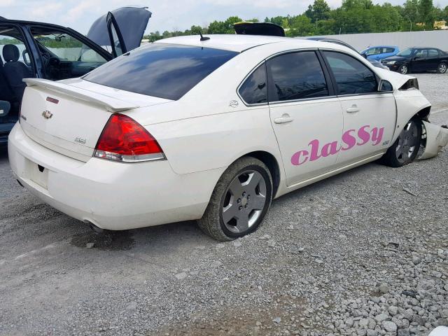 2G1WD58C789285087 - 2008 CHEVROLET IMPALA SUP თეთრი ფოტო 4