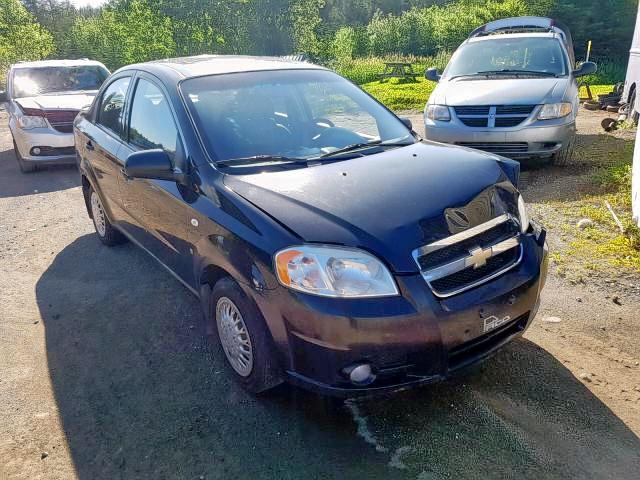 KL1TG55698B185692 - 2008 CHEVROLET AVEO LT BLACK photo 1