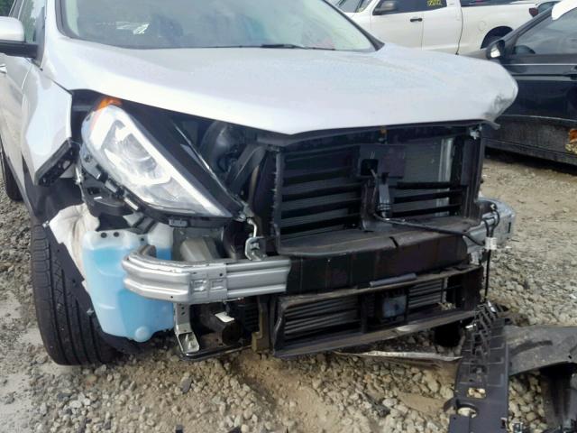 2FMPK3J94KBB19335 - 2019 FORD EDGE SEL SILVER photo 9