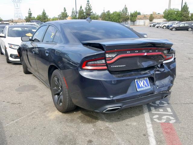 2C3CDXHG8HH563594 - 2017 DODGE CHARGER SX BLACK photo 3