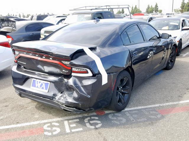 2C3CDXHG8HH563594 - 2017 DODGE CHARGER SX BLACK photo 4