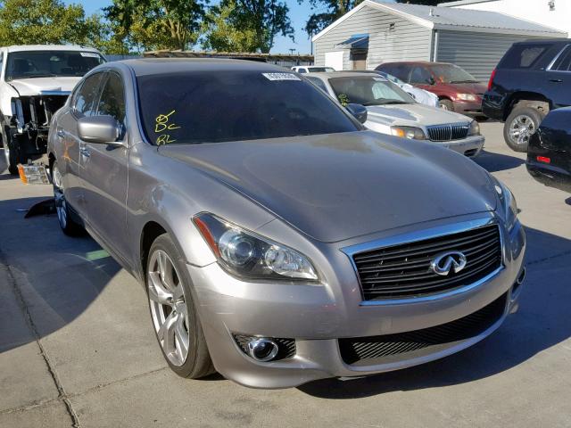 JN1BY1AP9CM336278 - 2012 INFINITI M37 GRAY photo 1