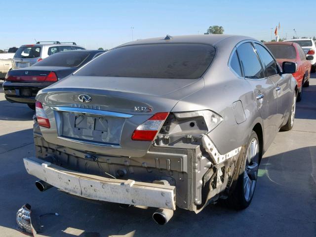 JN1BY1AP9CM336278 - 2012 INFINITI M37 GRAY photo 4