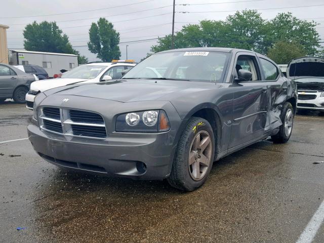 2B3CA3CV2AH124367 - 2010 DODGE CHARGER SX GRAY photo 2