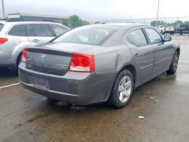 2B3CA3CV2AH124367 - 2010 DODGE CHARGER SX GRAY photo 4