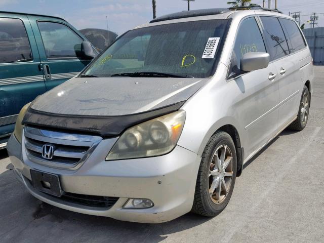 5FNRL38825B091789 - 2005 HONDA ODYSSEY TO GRAY photo 2