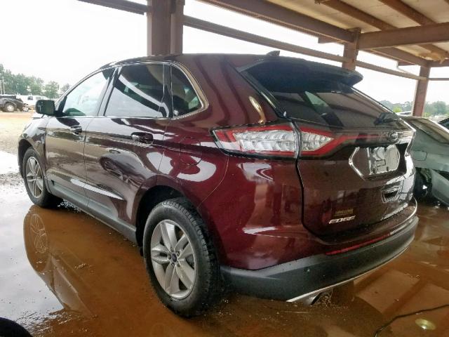 2FMPK3J90JBC04588 - 2018 FORD EDGE SEL MAROON photo 3