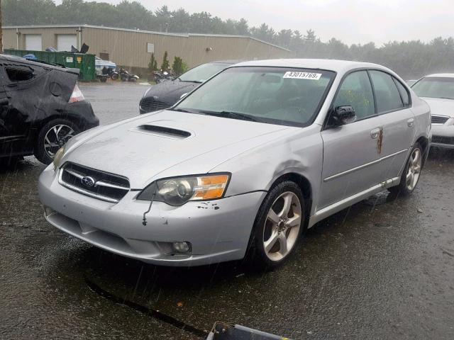 4S3BL686254205704 - 2005 SUBARU LEGACY GT SILVER photo 2