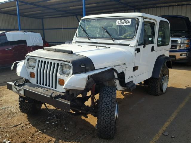 2J4FY29S1NJ528574 - 1992 JEEP WRANGLER / WHITE photo 2