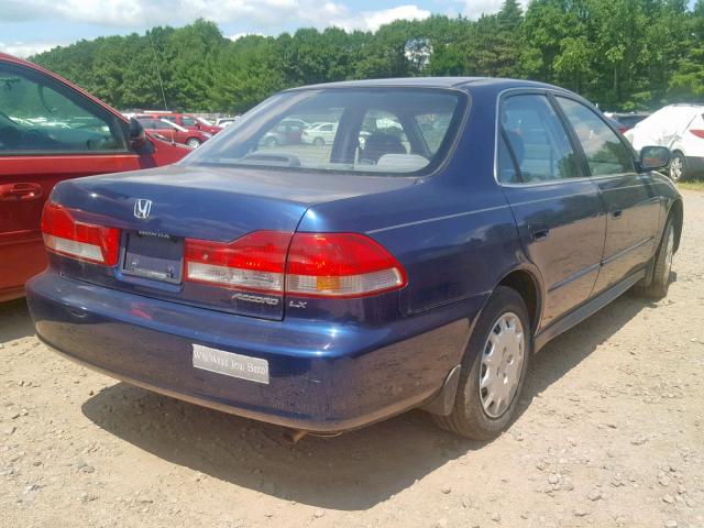 1HGCG56432A075807 - 2002 HONDA ACCORD LX BLUE photo 4