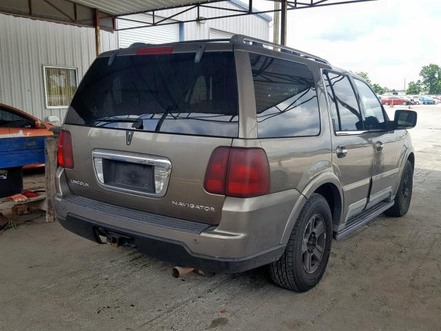 5LMFU28R33LJ00232 - 2003 LINCOLN NAVIGATOR BEIGE photo 4