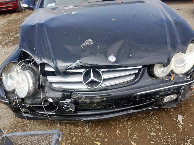 WDBTJ65J94F081600 - 2004 MERCEDES-BENZ CLK 320C BLACK photo 9