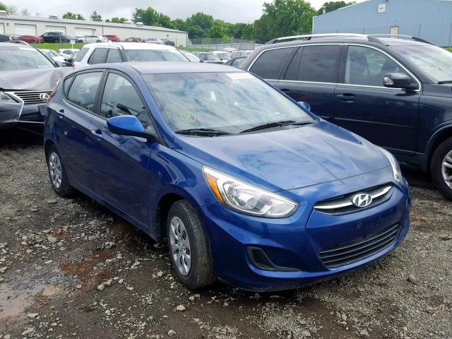 KMHCT5AE0GU287432 - 2016 HYUNDAI ACCENT SE BLUE photo 1