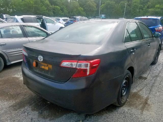 4T1BD1FK3EU137652 - 2014 TOYOTA CAMRY HYBR BLACK photo 4