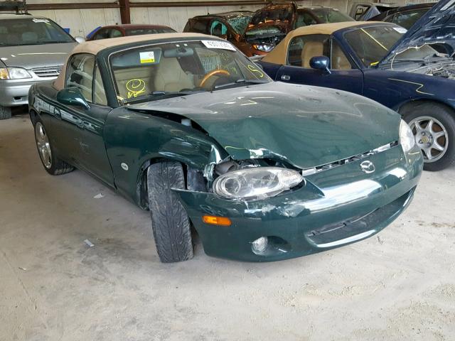 JM1NB353110213674 - 2001 MAZDA MX-5 MIATA GREEN photo 1