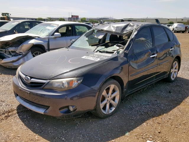 JF1GH6D65AH821726 - 2010 SUBARU IMPREZA OU BLUE photo 2