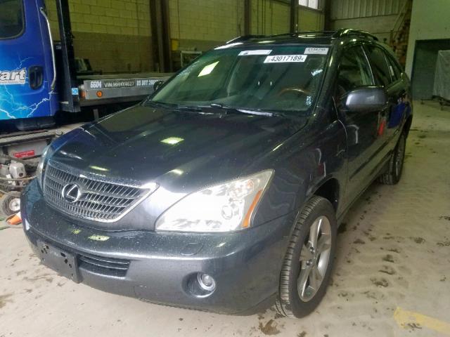 JTJHW31U172020242 - 2007 LEXUS RX 400H GRAY photo 2