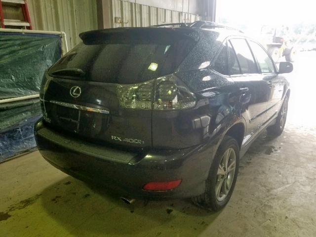 JTJHW31U172020242 - 2007 LEXUS RX 400H GRAY photo 4