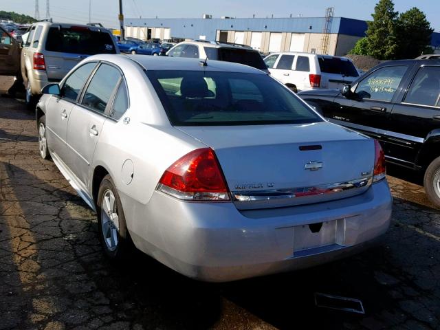 2G1WT57KX91202277 - 2009 CHEVROLET IMPALA 1LT SILVER photo 3