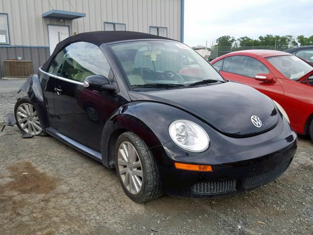 3VWRF31Y38M415184 - 2008 VOLKSWAGEN NEW BEETLE შავი ფოტო 1