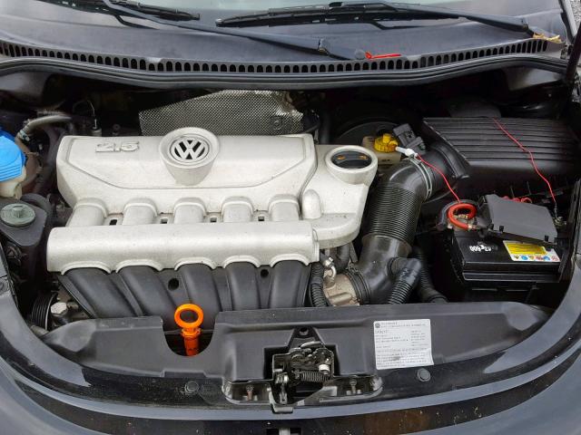 3VWRF31Y38M415184 - 2008 VOLKSWAGEN NEW BEETLE შავი ფოტო 7