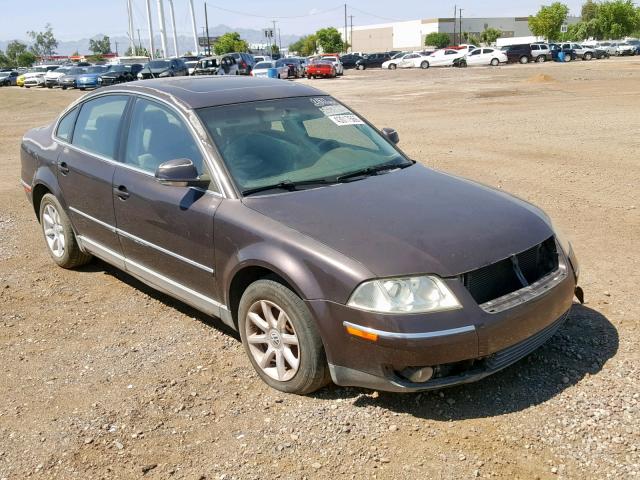 WVWPD63B64E180550 - 2004 VOLKSWAGEN PASSAT GLS BROWN photo 1