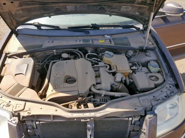 WVWPD63B64E180550 - 2004 VOLKSWAGEN PASSAT GLS BROWN photo 7