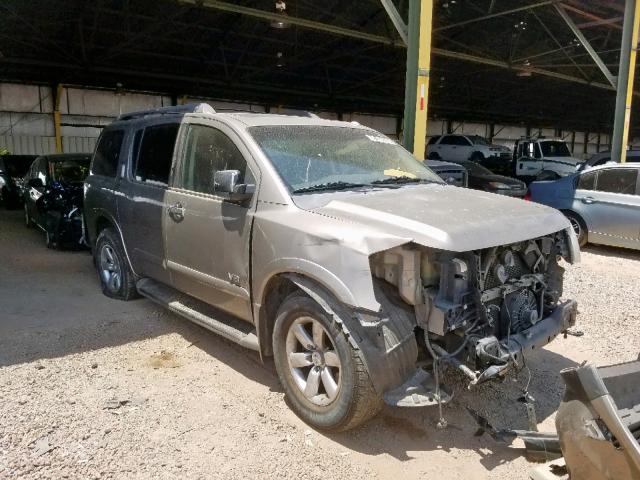 5N1AA08C58N605819 - 2008 NISSAN ARMADA SE BROWN photo 1