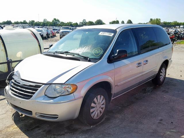 2A4GP44R66R710779 - 2006 CHRYSLER TOWN & COU GRAY photo 2