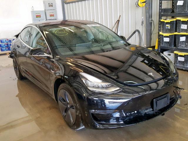 5YJ3E1EA2JF057762 - 2018 TESLA MODEL 3 BLACK photo 1