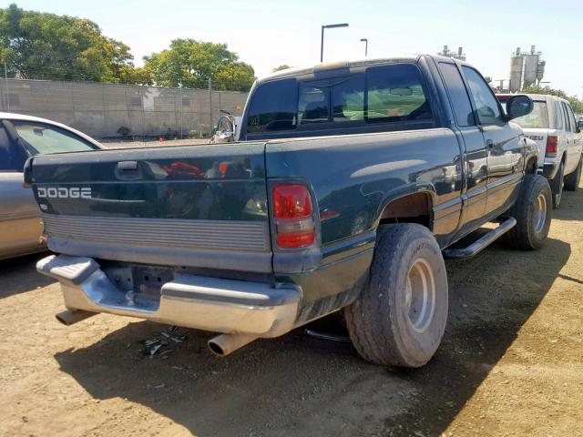 1B7HC13Y8WJ208437 - 1998 DODGE RAM 1500 GREEN photo 4