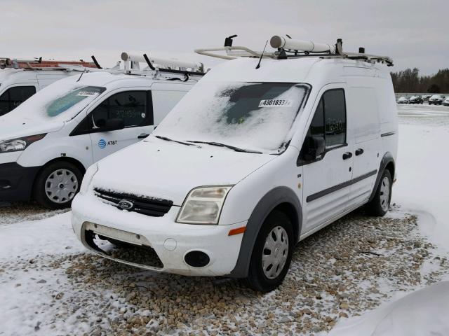 NM0LS7BN2DT134891 - 2013 FORD TRANSIT CO WHITE photo 2