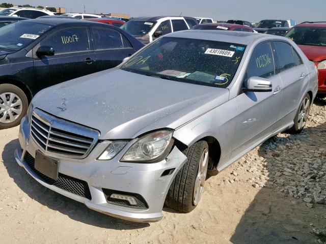 WDDHF5GB9AA234760 - 2010 MERCEDES-BENZ E 350 SILVER photo 2