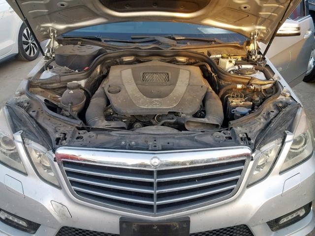 WDDHF5GB9AA234760 - 2010 MERCEDES-BENZ E 350 SILVER photo 7