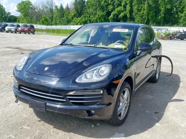 WP1AB2A26BLA42196 - 2011 PORSCHE CAYENNE S BLACK photo 2