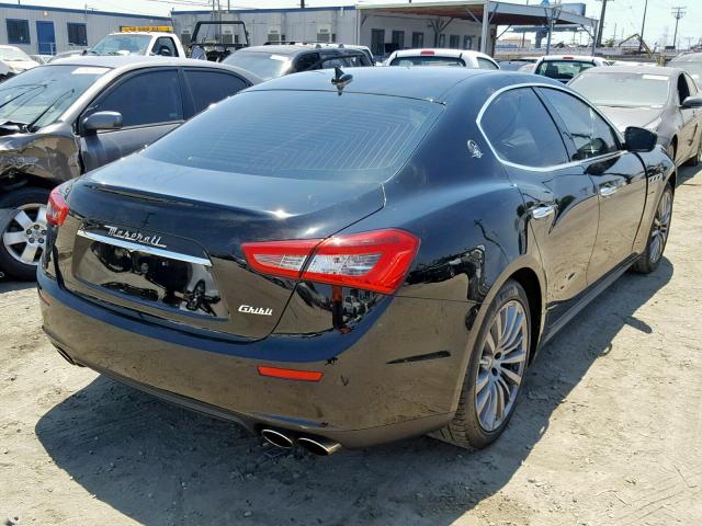 ZAM57XSA1H1206266 - 2017 MASERATI GHIBLI BLACK photo 4