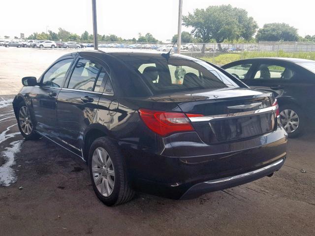 1C3BC1FB6BN551042 - 2011 CHRYSLER 200 TOURIN BLACK photo 3