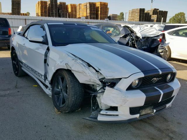 1ZVBP8FF2E5241371 - 2014 FORD MUSTANG GT WHITE photo 1