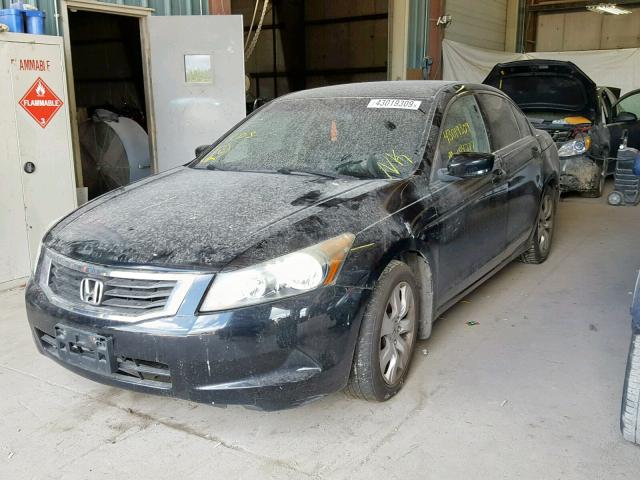 1HGCP26818A148859 - 2008 HONDA ACCORD EXL BLACK photo 2